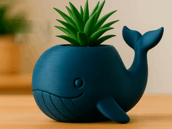 Macetero Ballena – Encantadora Decoración