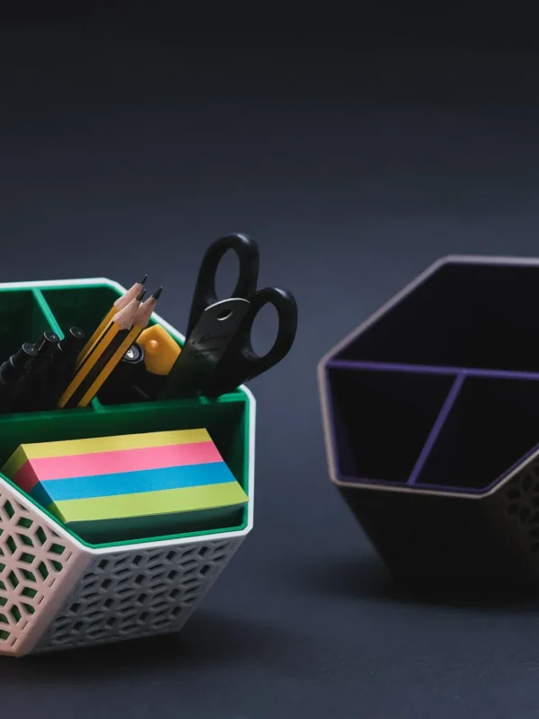 Organizador de Escritorio de Diseño Hexagonal